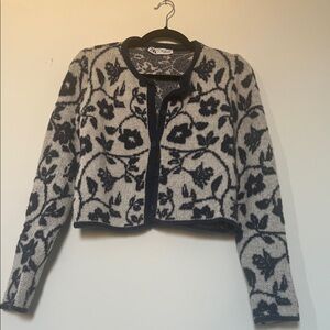 Zara Pointelle knit Sweater